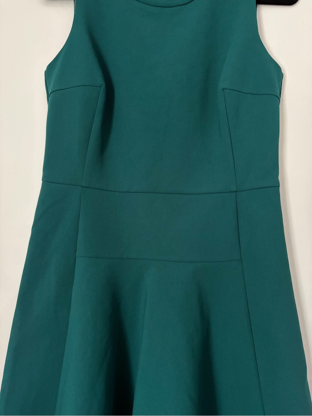 Madewell Anywhere Fit and Flare Knee Length Sleeveless Green Dress Size 6 - Picture 2 of 7